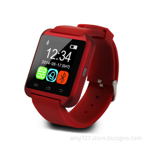 Wearable Smart Watch, Bluetooth 4.1, Compatible with iOS 8.1, Pedometer, Remote Camera Time